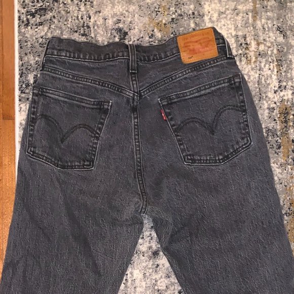 Charcoal-Black Levi's Mom Jeans - Picture 3 of 3